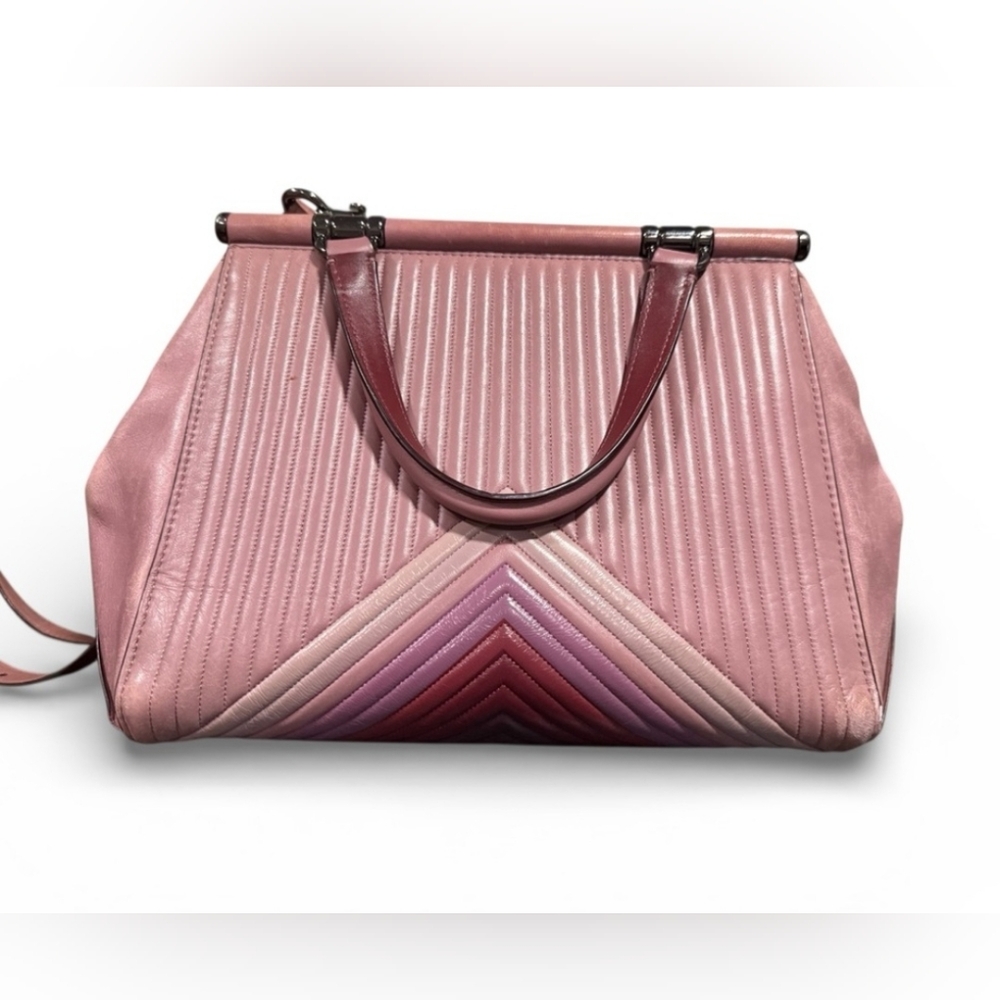 Coach Grace Bag With Color Block Quilting 2017 - Authentic & Pink - Picture 2 of 9